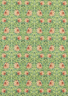 Morris & Co Pimpernel Shamrock/Watermelon Fabric
