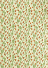 Morris & Co Monkshood Tangerine/Sage Fabric