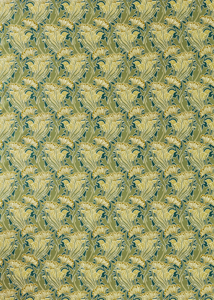 Morris & Co Pistachio/Lichen Bedford Park Fabrics Fabric