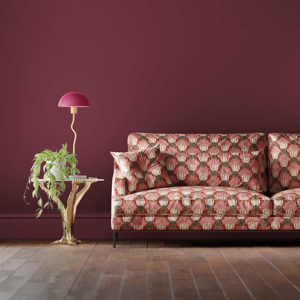 Morris & Co Amaranth & Blush Bedford Park Fabrics Fabric