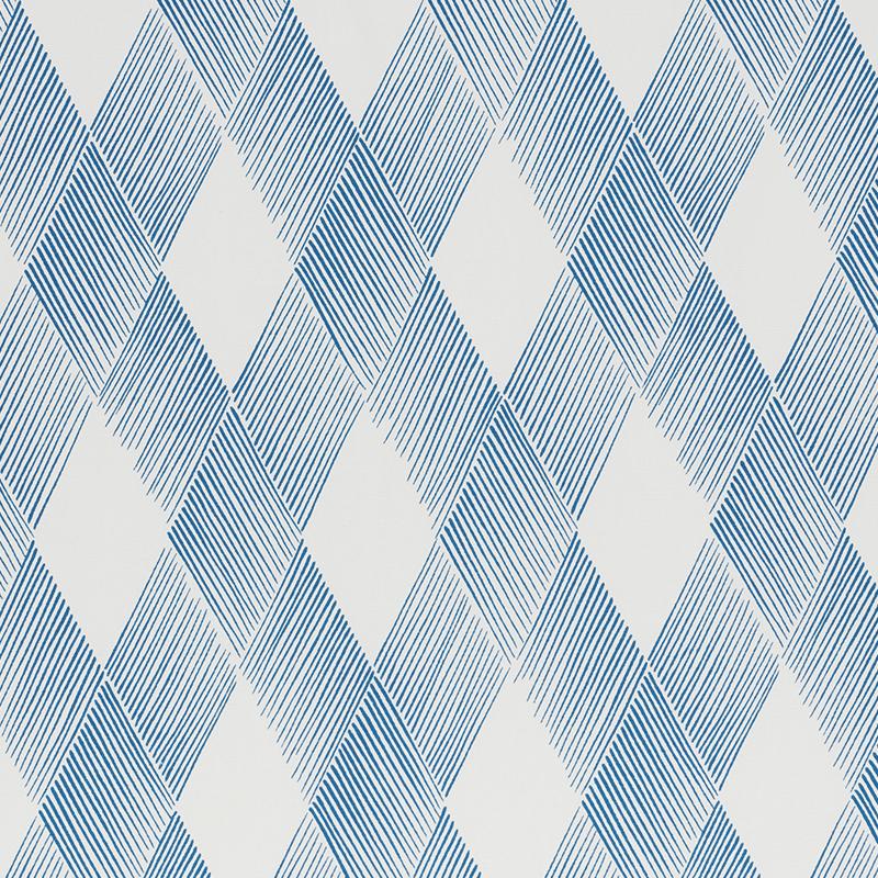 Schumacher Fetlock Blue Fabric
