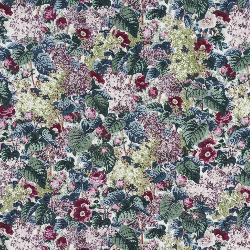 Schumacher Flora'S Fleurs Plum Fabric