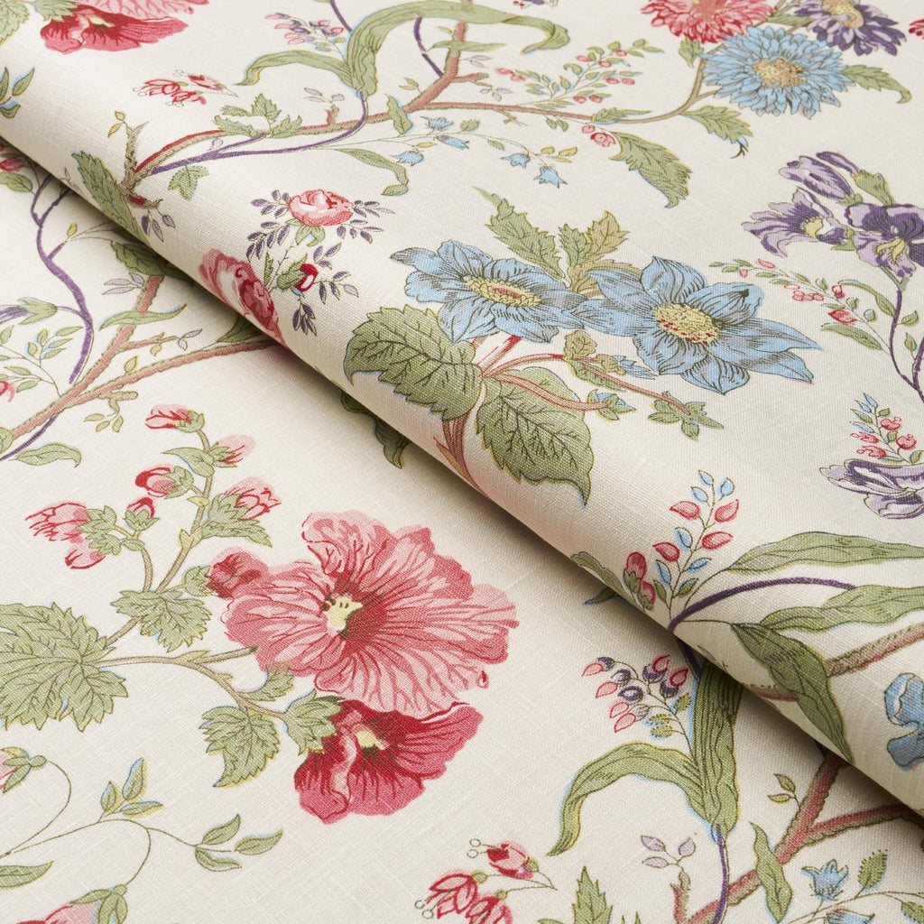 Schumacher Giselle Floral Ivory Fabric