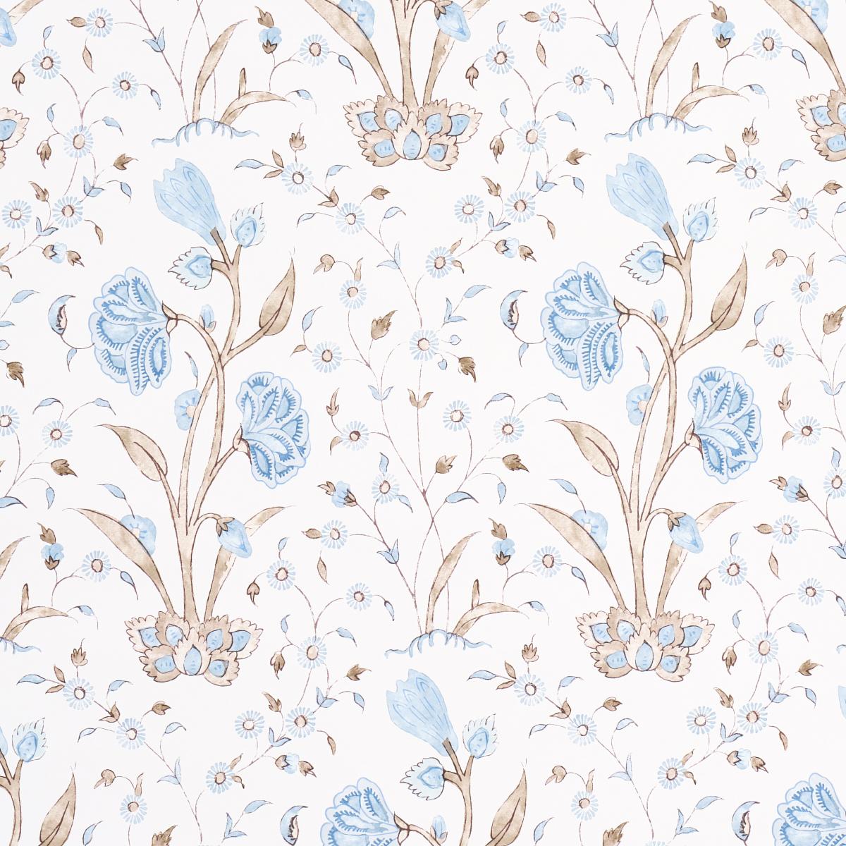 Schumacher Khilana Floral Sky Wallpaper – DecoratorsBest