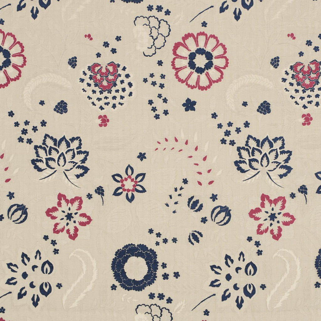 Schumacher Alessia Floral Parchment Fabric