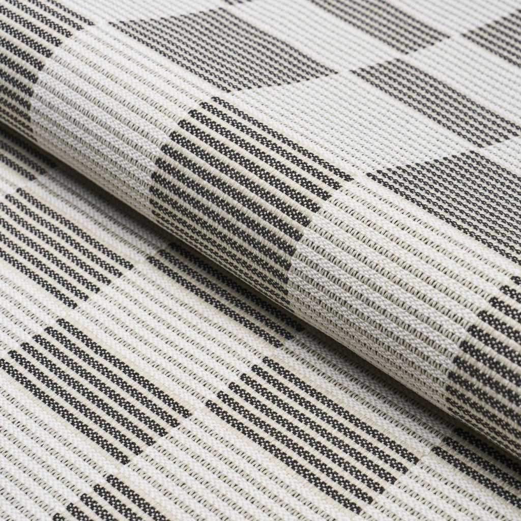 Schumacher Morro Indoor/Outdoor Graphite Fabric