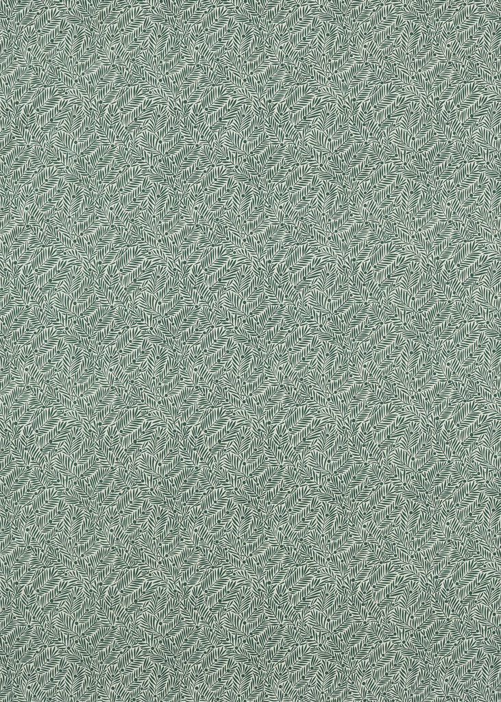 Morris & Co Yew & Aril Seagreen Fabric