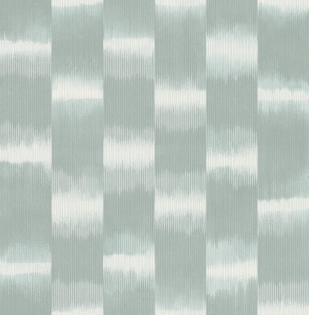 A-Street Prints Stripes Teal Wallpaper