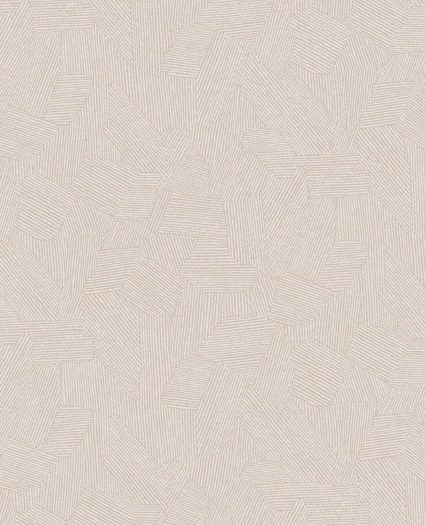 Brewster Home Fashions Clio Taupe Lined Geometric Wallpaper