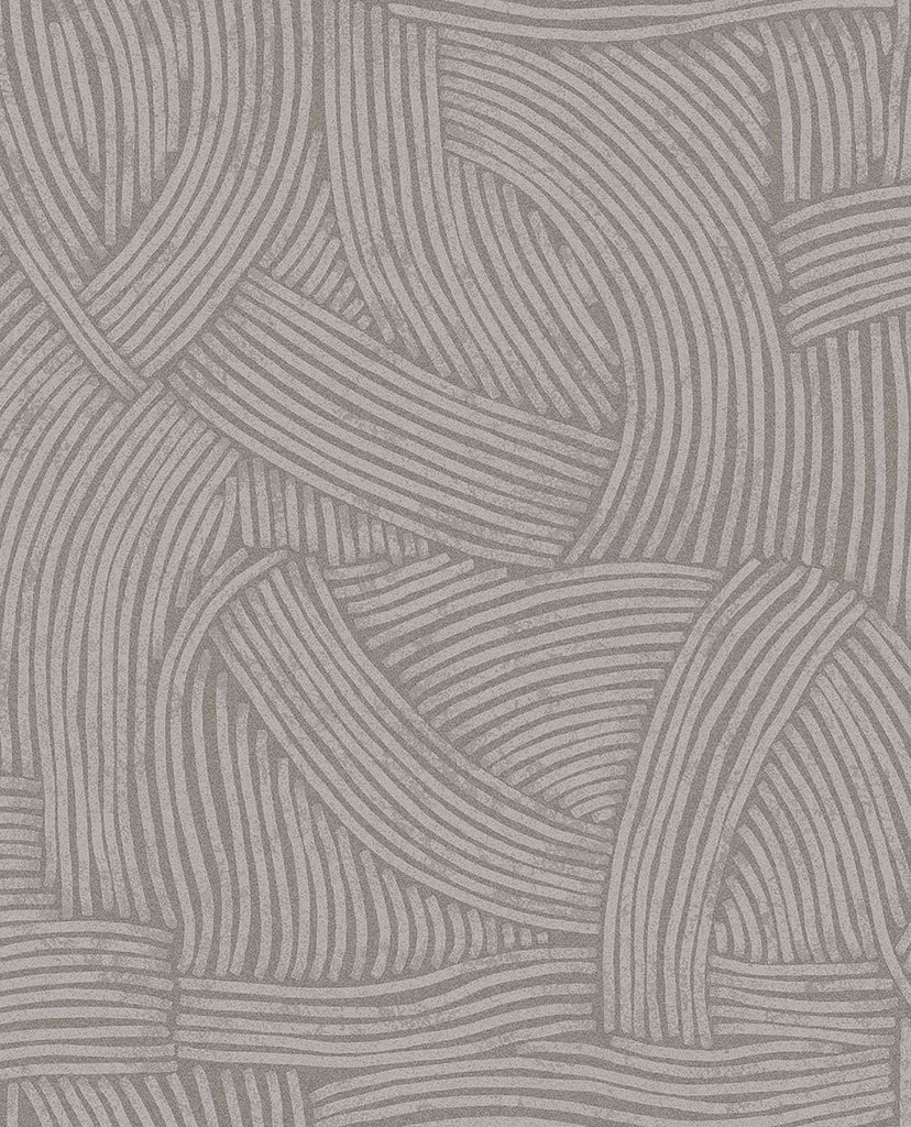 Brewster Home Fashions Freesia Charcoal Abstract Woven Wallpaper