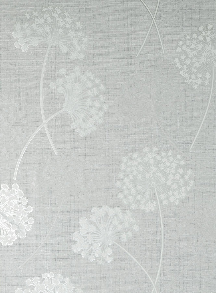 Brewster Home Fashions Grace Grey Floral Wallpaper