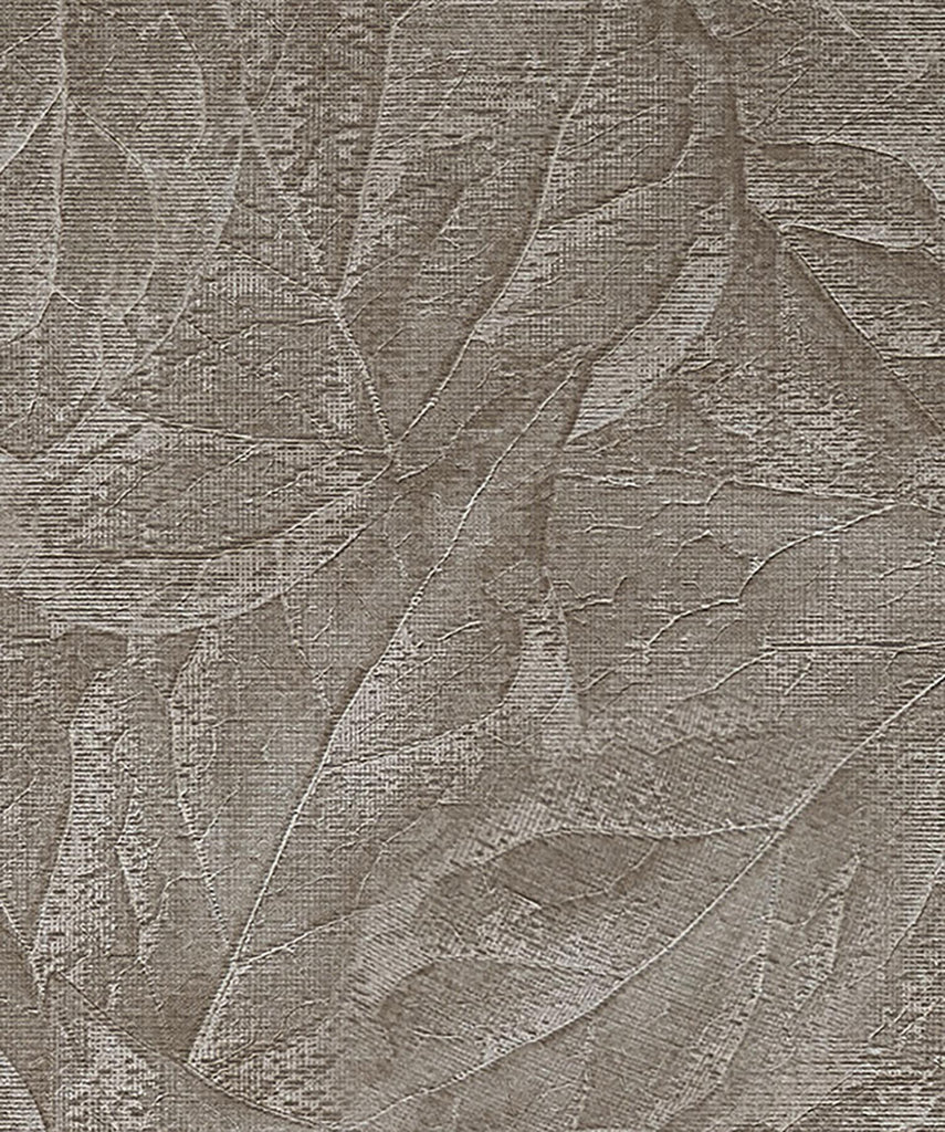 Brewster Home Fashions Aspen Stone Leaf Wallpaper