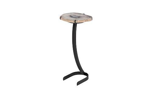 Phillips Collection Agate Horseshoe Base Assorted Side Table