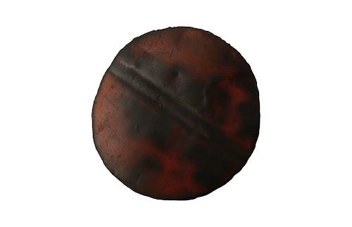 Phillips Collection Reclaimed Oil Drum Wall Disc Individual Pieces Assorted Colors and Depths Wall Art