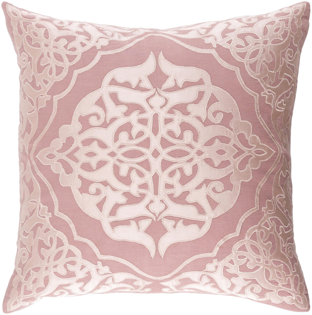 Surya Adelia ADI-002 Dusty Pink 18"H x 18"W Pillow Cover