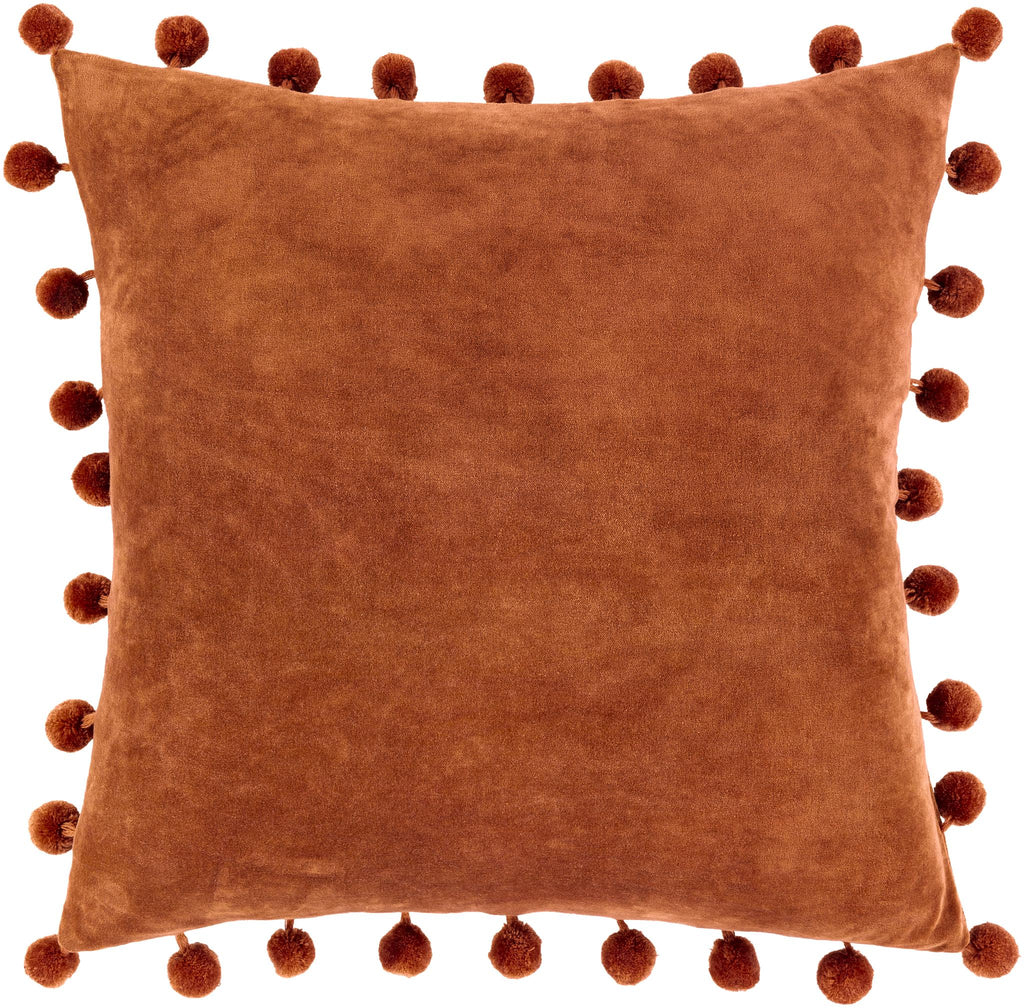 Surya Serengeti SGI-006 Brick Red 18"H x 18"W Pillow Cover