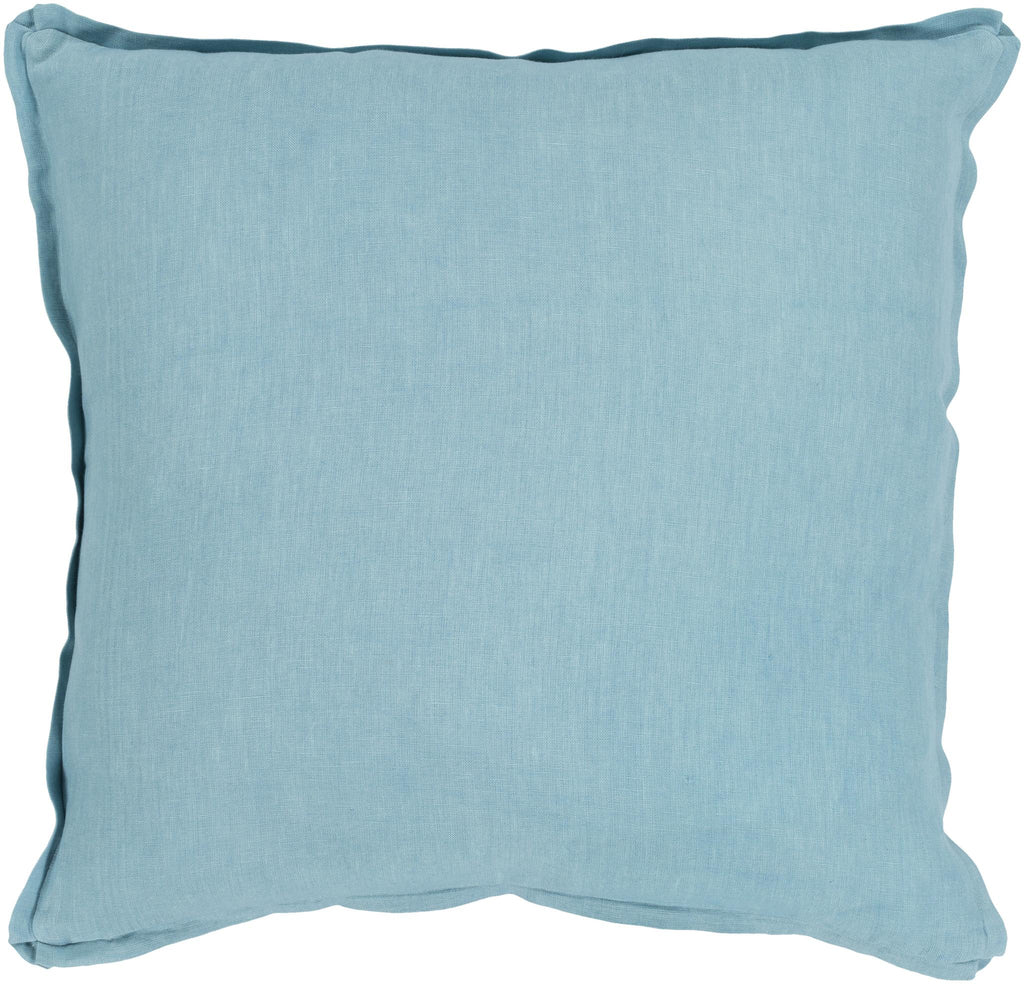 Surya Solid SL-014 Pale Blue 18"H x 18"W Pillow Kit