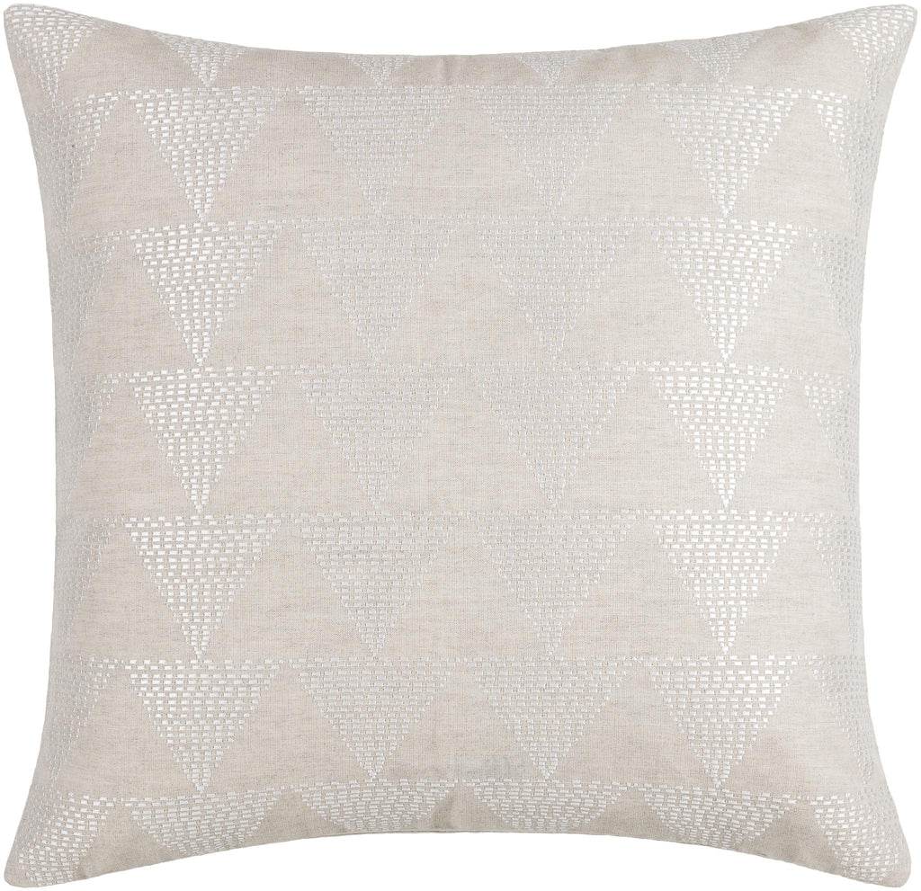 Surya Theodore THE-001 Beige Off-White 18"H x 18"W Pillow Kit