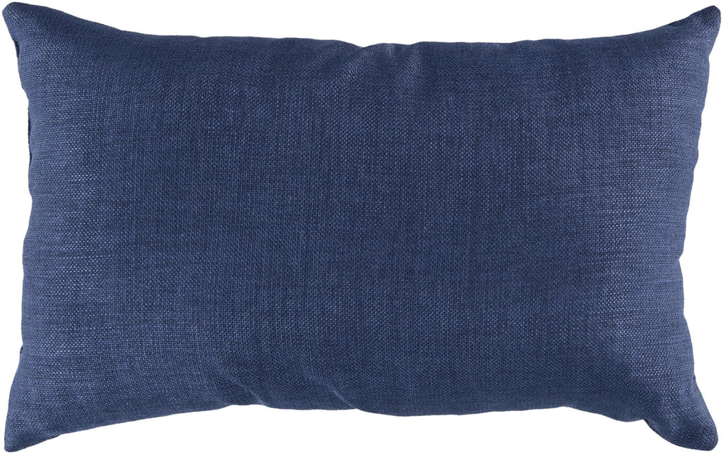 Surya Storm ZZ-405 Navy 13"H x 20"W Pillow Cover