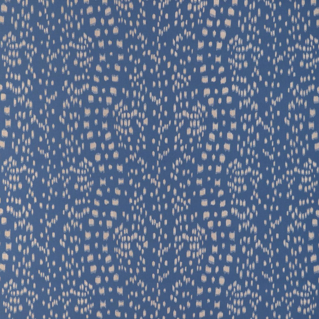 Brunschwig & Fils LES TOUCHES REVERSE BLUE Fabric