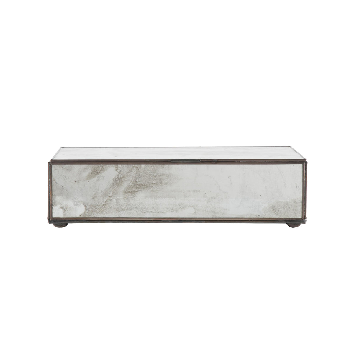 Worlds Away Small Rectangular Box With Antique Mirror – DecoratorsBest