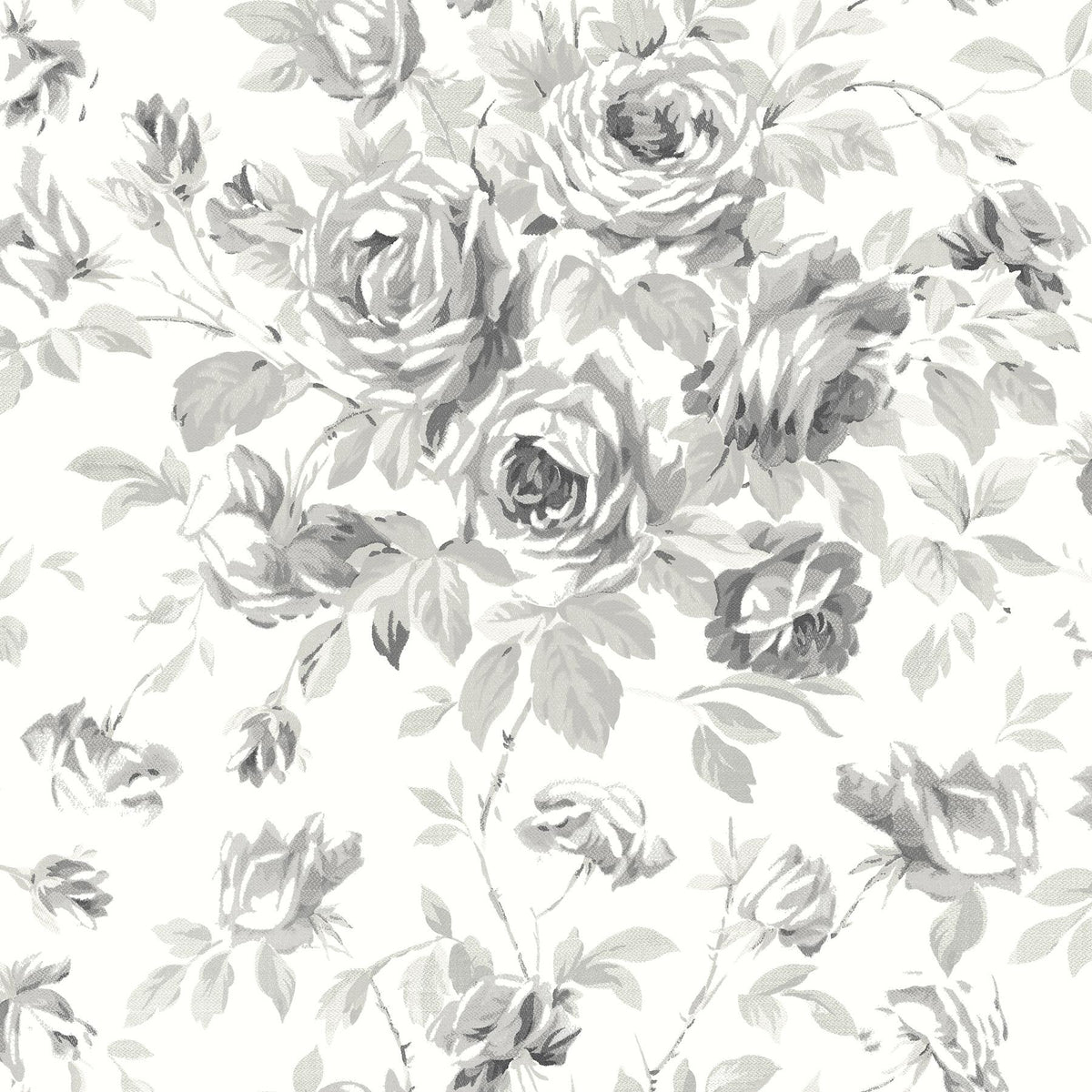 York Manon Charcoal Rose Stitch Wallpaper – DecoratorsBest