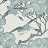 Mulberry Flying Ducks Aqua Wallpaper