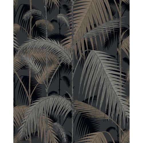Cole & Son PALM JUNGLE SILVER/BLACK Wallpaper