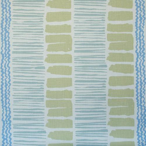Lee Jofa SALTAIRE LIGHT GREEN/AQUA/CORNFLOWER Fabric