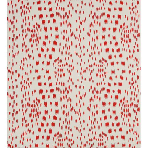 Brunschwig & Fils LES TOUCHES RED Wallpaper