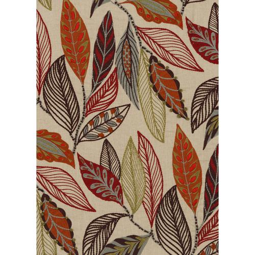 Mulberry FOREST LEAVES RED/PLUM Fabric