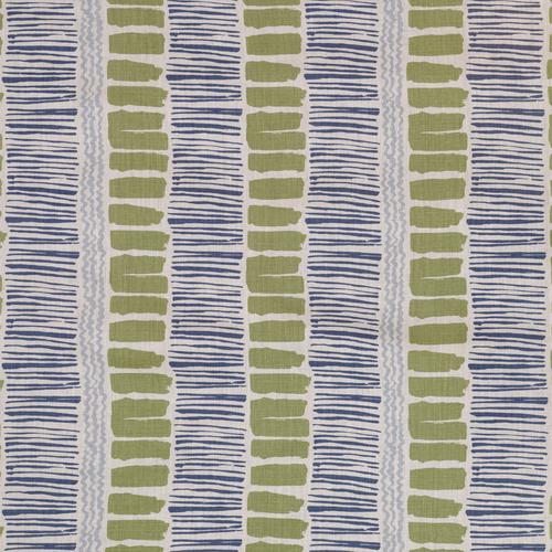 Lee Jofa SALTAIRE LIME/INDIGO/BLUE Fabric