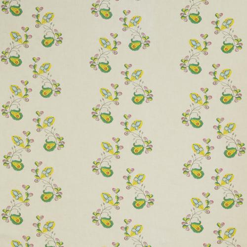 Andrew Martin PSYCHO SPRIG TROPICAL YELLOW Fabric