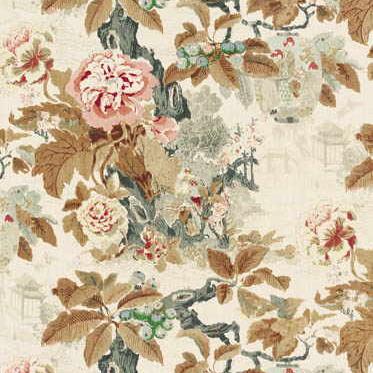 Lee Jofa CHINESE LANTERN BROWNS Fabric