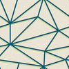 Seabrook Quartz Geometric Metallic Blue And Green Wallpaper