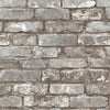Brewster Home Fashions Davis Grey Brick Wallpaper