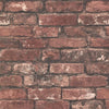 A-Street Prints Debs Red Exposed Brick Wallpaper