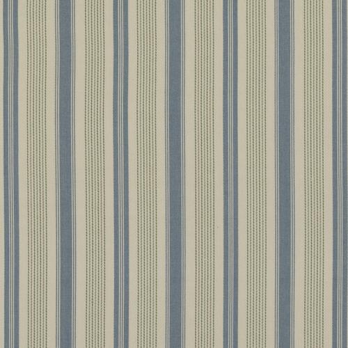 Baker Lifestyle PURBECK STRIPE BLUE/GREEN Fabric