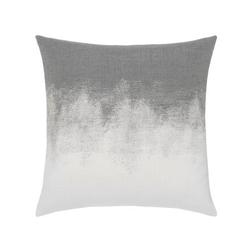 Elaine Smith Artful Charcoal Gray Pillow