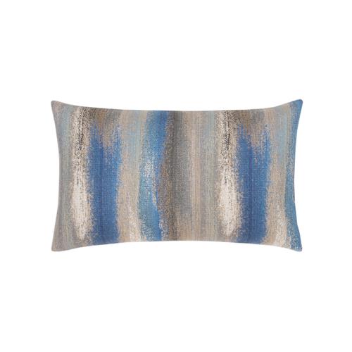 Elaine Smith Painterly Mediterranean Lumbar Brown Pillow