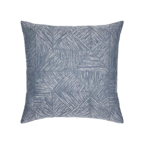 Elaine Smith Reimagine Denim Blue Pillow