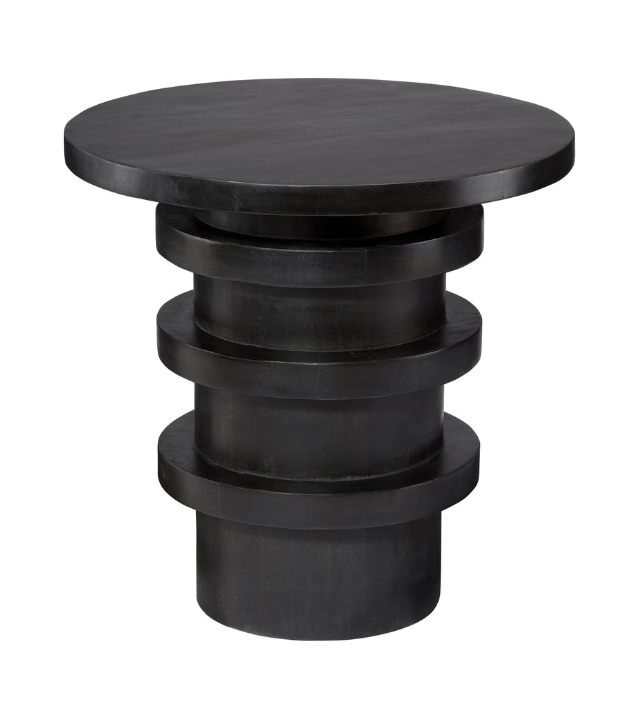 Jamie Young Revolve Side Table Charcoal Furniture