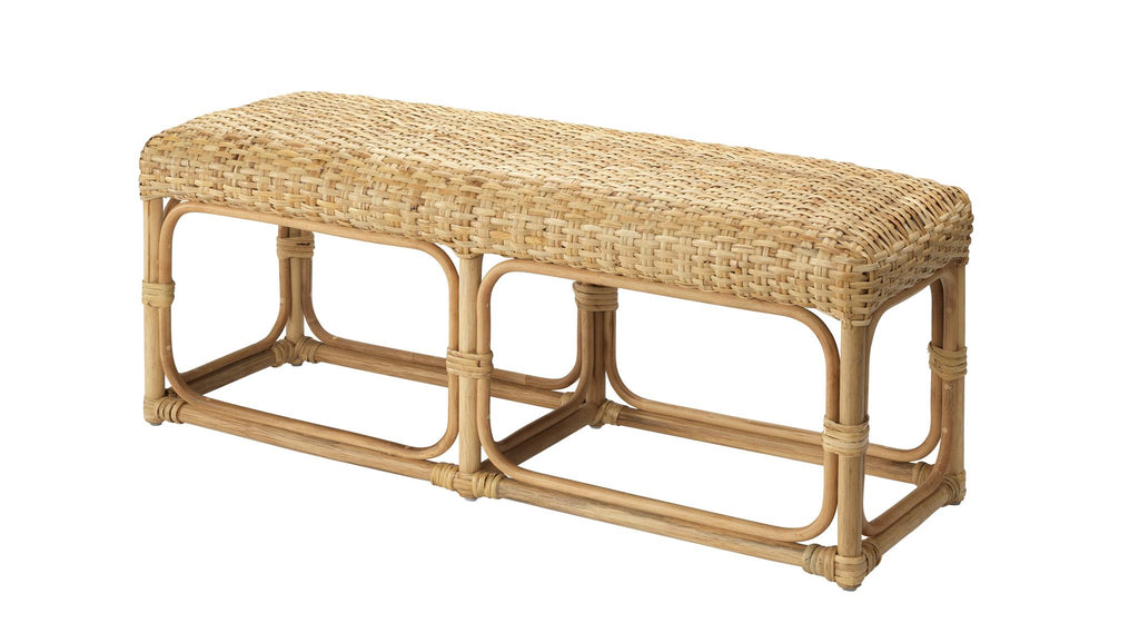 Jamie Young Avery Bench Cream Furniture