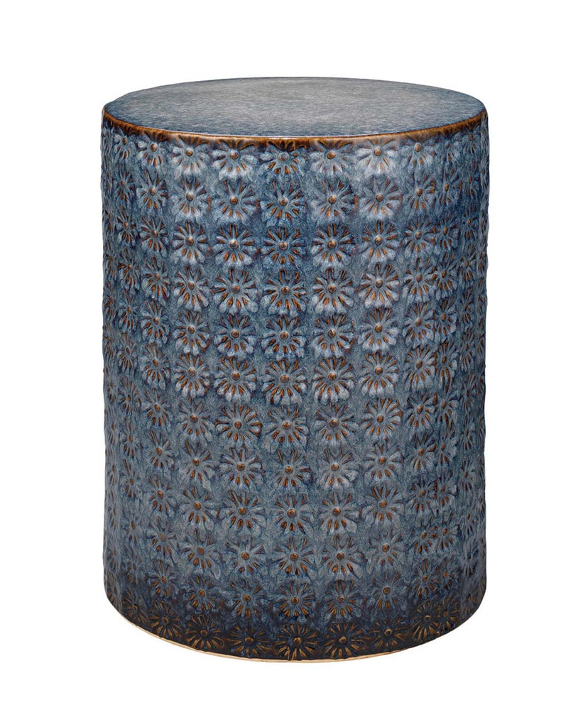 Jamie Young Wildflower Side Table Blue Furniture