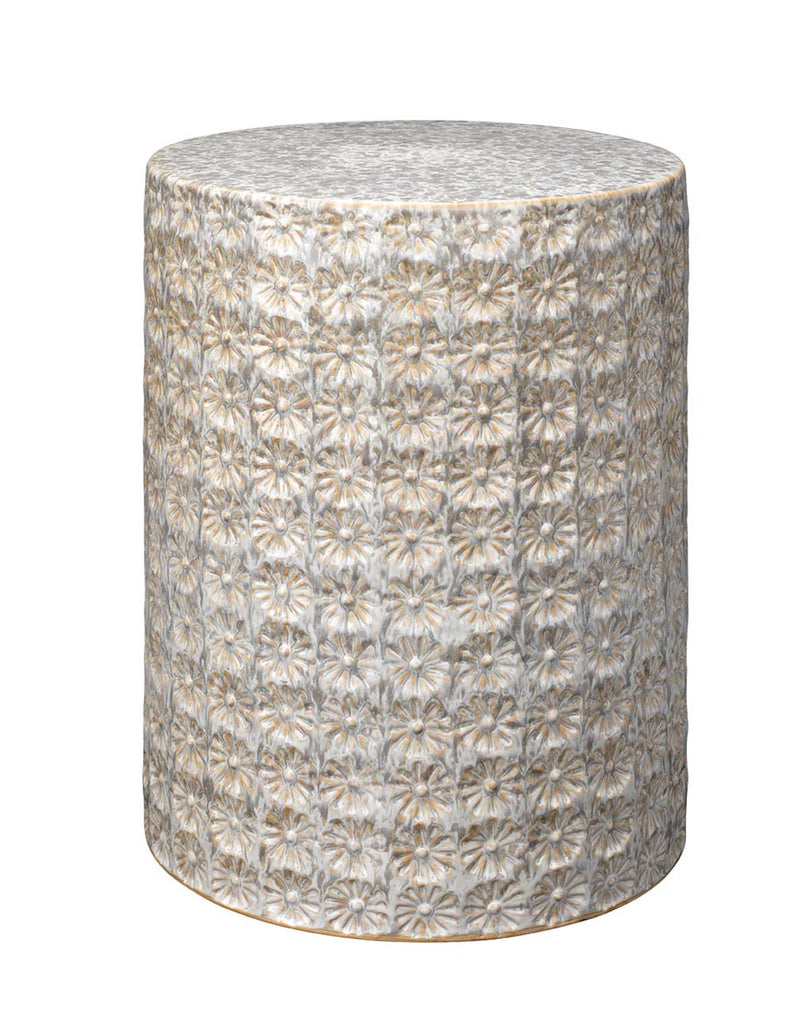 Jamie Young Wildflower Side Table Cream Furniture