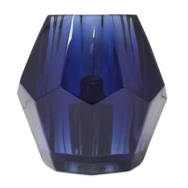 Couture 7" Gem Uplight Navy Accent Lamps