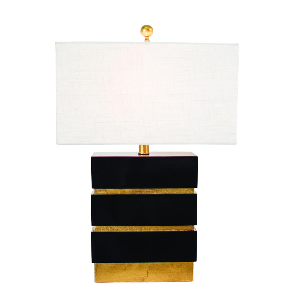 Couture 24"H San Simeon High Gloss Black Lacquer Table Lamps