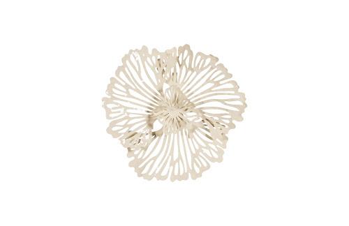 Phillips Flower Wall Art Extra Small Ivory Metal