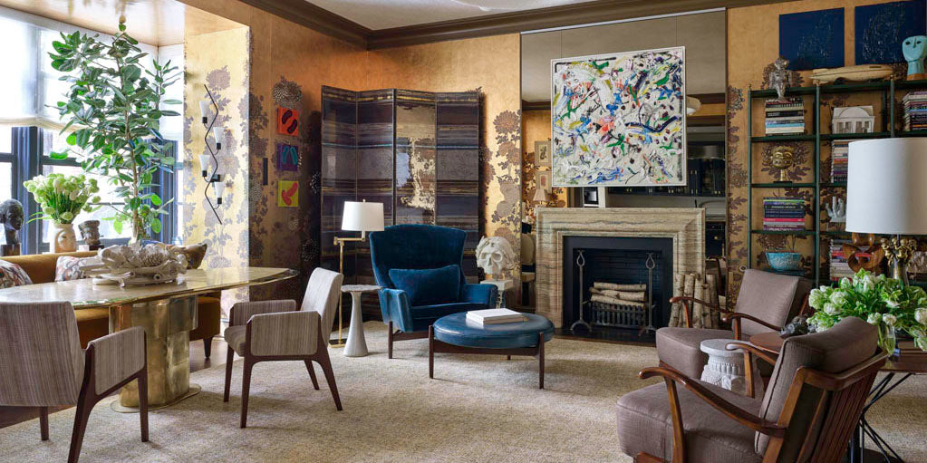 Alan Tanksley Designed The Club Room For Kips Bay