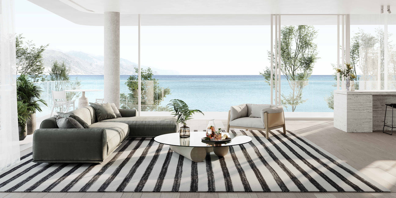 Black and White Area Rugs